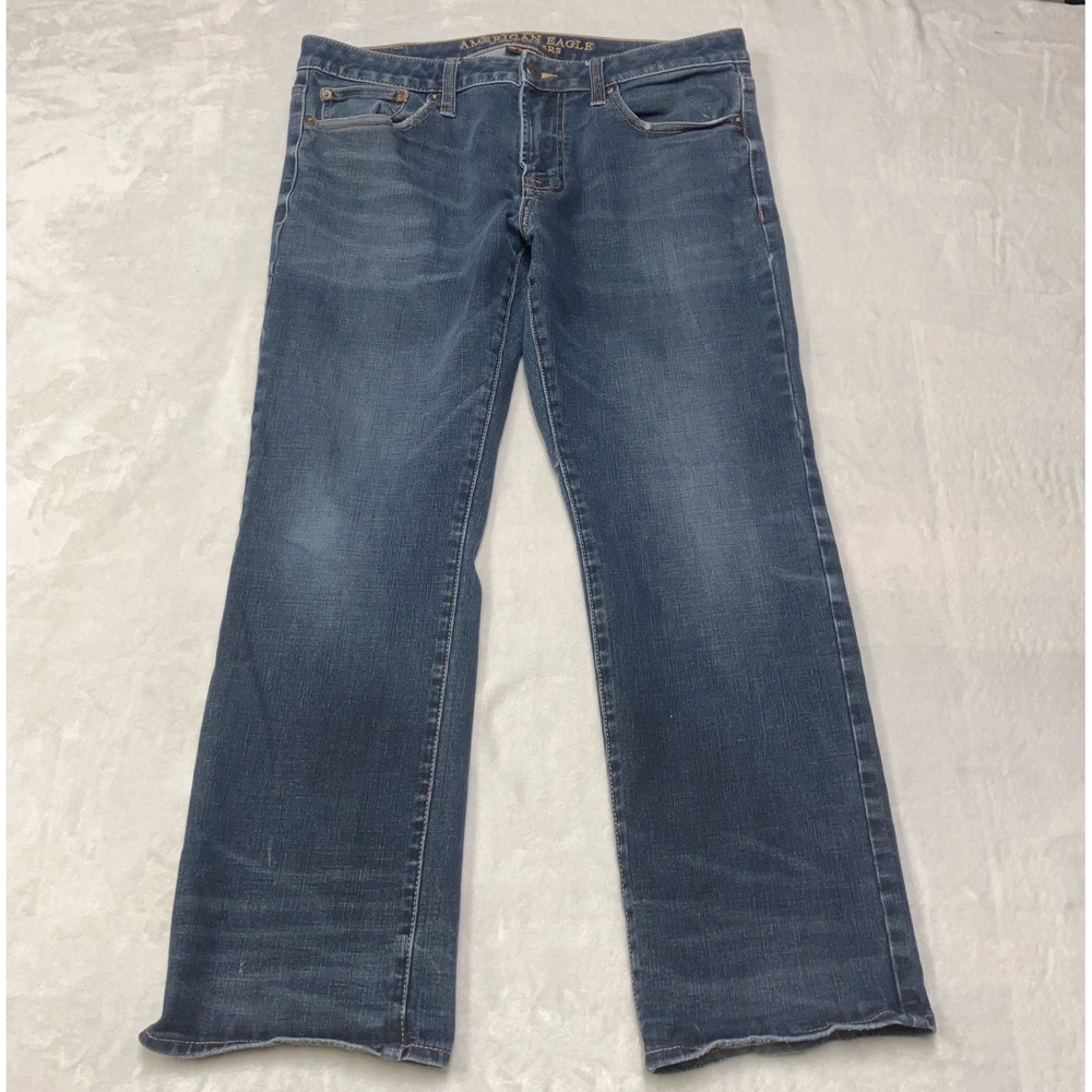 American Eagle Original Bootcut Jeans Men's 33x30 (Fits 34x29) Blue Denim Y2K‎